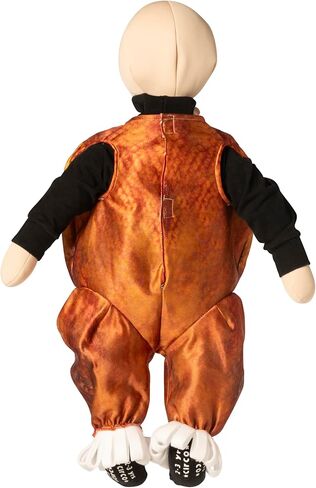 Oven Roasted Cooked Turkey Baby Bunting Halloween Costume, Boys and Girls, Baby Size 3-9 Months Brown in Saudi Arabia