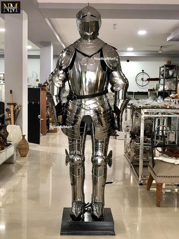 NauticalMart Medieval Combat Full Body Armour Suit Knight Suit of Armor Medieval Crusader Armour Costume | Collectible Gift, Perfect for Christmas & Holiday Gifting in Kuwait