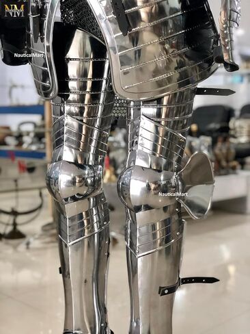 NauticalMart Medieval Combat Full Body Armour Suit Knight Suit of Armor Medieval Crusader Armour Costume | Collectible Gift, Perfect for Christmas & Holiday Gifting in Kuwait