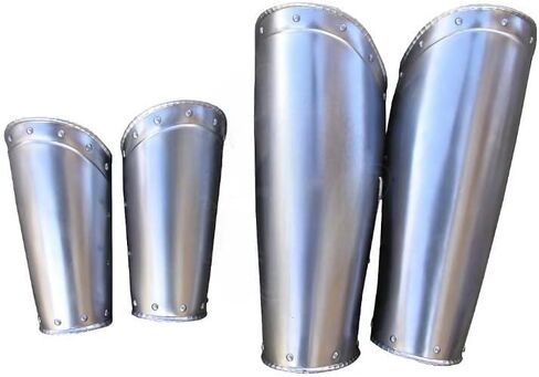 NauticalMart Medieval Steel Arm Bracers and Leg Guard Reenactment LARP Wearable Halloween Costume in Kuwait
