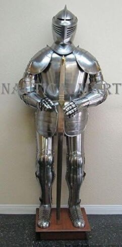 Medieval Reenactment 16th Century Knight Full Suit of Armor in Kuwait