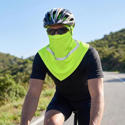 4 Pcs Men Summer Sun Balaclava UV Protection Face Mask Reflective Strip Neck Cover for Construction Work in Saudi Arabia