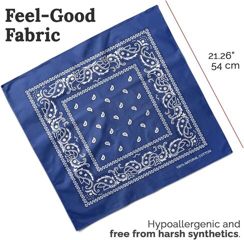 AURAE Bandana – 100% Cotton & Natural Fibers – Bandana Scarf with No Polyester – Soft, Durable & Machine Washable in Saudi Arabia