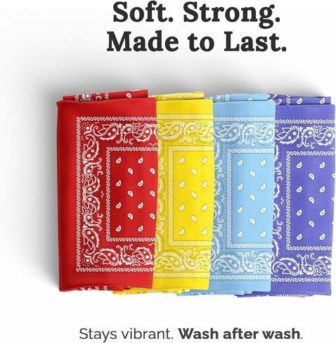 AURAE Bandana – 100% Cotton & Natural Fibers – Bandana Scarf with No Polyester – Soft, Durable & Machine Washable in Saudi Arabia