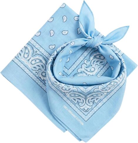 AURAE Bandana – 100% Cotton & Natural Fibers – Bandana Scarf with No Polyester – Soft, Durable & Machine Washable in Saudi Arabia