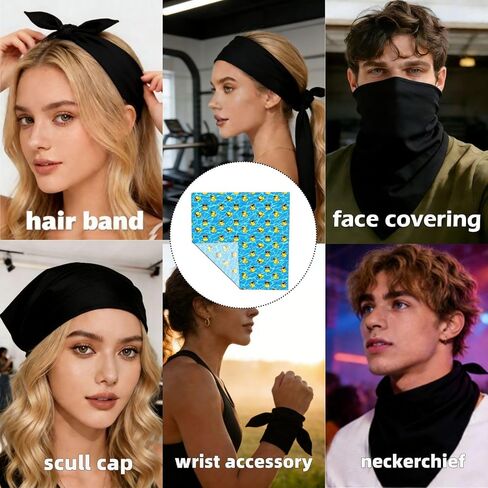 Bandana, Soft Outdoor Head Scarf For Women ＆ Men Multi-Purpose Headband Hair Scarf And Neck Wraps Protective Coverage in Saudi Arabia