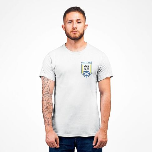Printbox Originals Scotland Badge Soccer Jersey Football Shirt for Men, Scotland Soccer Gifts, Scottish Football Shirt in Kuwait