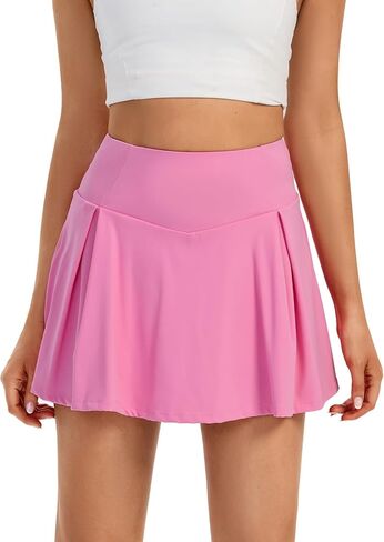 Blaosn Womens Tennis Golf Skirt Mini Pleated Athletic Skirts with Pockets Shorts Underneath Cute Clothes Summer Outfits in Saudi Arabia