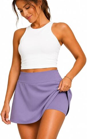 Spyder Womens Skort - Athletic Stretch Mini Skorts for Women - Performance Skirt with Built in Shorts for Golf and Tennis in Saudi Arabia