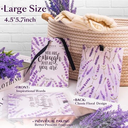 6 Pack Scented Sachets with Motivational Message Gift for Girlfriends Parties Women Birthday in Kuwait