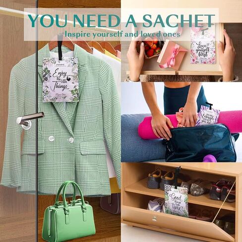 6 Pack Scented Sachets with Motivational Message Gift for Girlfriends Parties Women Birthday in Kuwait