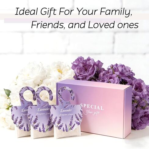18 Pack Lavender Scented Sachets for Drawer and Closet - Long Lasting Air Fresheners for Home & Closet, Hanging Odor Eliminator Bags for Car, Wardrobe, Storage, Portable Deodorizer Fragrance Sachets in Saudi Arabia