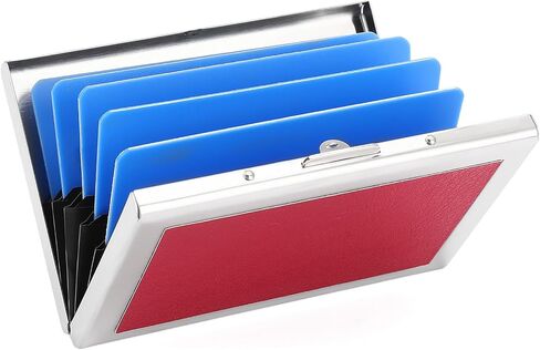 Stainless Steel Credit Card Wallet RFID Blocking Metal Case Pocket Business Card Holder for Women and Men in Saudi Arabia