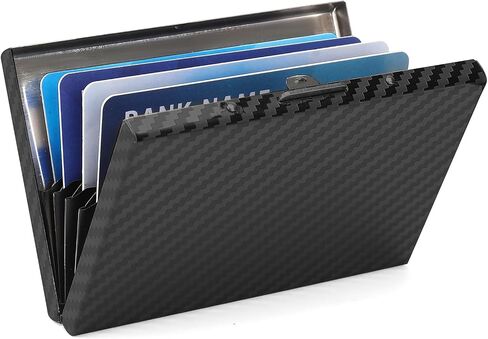 Stainless Steel Credit Card Wallet RFID Blocking Metal Case Pocket Business Card Holder for Women and Men in Saudi Arabia