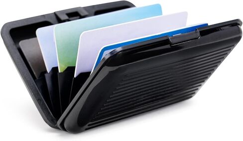 Stainless Steel Credit Card Wallet RFID Blocking Metal Case Pocket Business Card Holder for Women and Men in Saudi Arabia