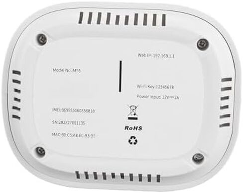 5G Router with Sim Card Slot, 2.4G 5.8G Dual Band 5G Modem, Support 32 Users 5G NR NSA SA Internet Router for Smarthome, Office, Indoor (US Plug, 100‑240V) in Saudi Arabia