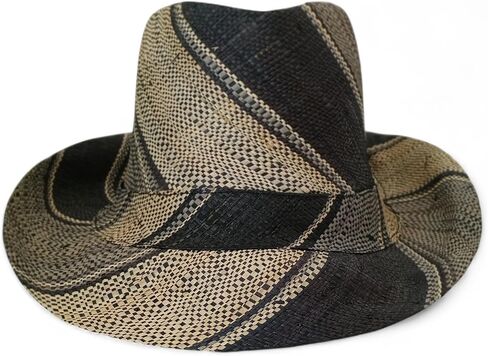 Women's Straw Fedora Hat, Raffia Summer Beach Sun Hat, Lightweight Panama Hat, Unisex in Saudi Arabia