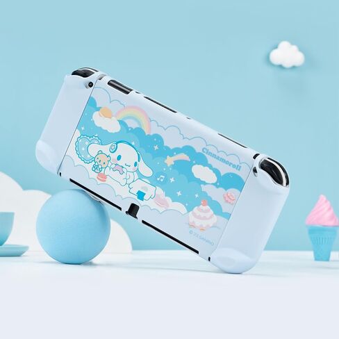 Switch Protective Case for Switch OLED,Kawaii Cartoon Protective Shell,Hard PC Slim Cover Case Compatible with Nintendo Switch OLED Console and Joy Con in Kuwait
