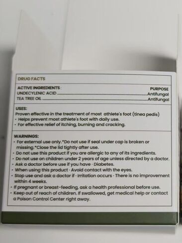 Antifungal Cream with Tea Tree Oil - Advanced Herbal Relief for Skin Fungus, Athlete's Foot, Jock Itch, Eczema, Tinea Versicolor, Natural Treatment, Relieves Itching, Burning, Scaling - 100g in Saudi Arabia