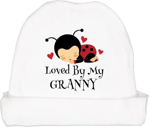 قبعة Inktastic Granny Loves Me Girls Ladybug Baby Beanie in Kuwait
