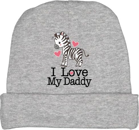 قبعة صغيرة للفتيات من Inktastic I Love My Daddy Zebra Baby in Kuwait