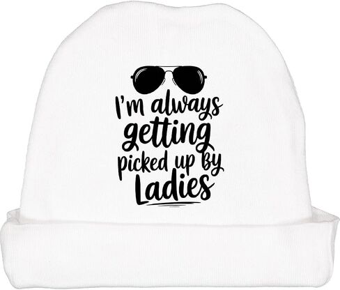 inktastic I'm Always Getting Picked Up By Ladies Baby Beanie Hat in Kuwait