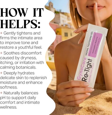 Vag Tightening Gel for Intimate Hydration & Rejuvenation - Natural Tightening Support for Vag Health - Feminine Care Gel for Dryness, Firmness & Moisture Balance 15 Count Applicators in Kuwait