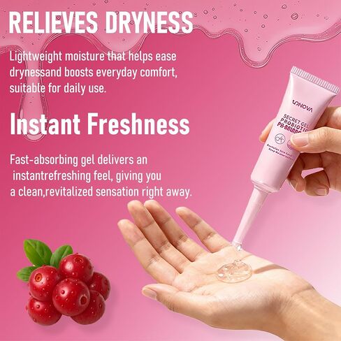 Firming Moisturising Gel, Probiotics + Plant Extracts, pH Balance, Tighten & Brighten, Vaginal Comfort, Dryness & Odor Relief, 5g x 7 Tubes in Saudi Arabia