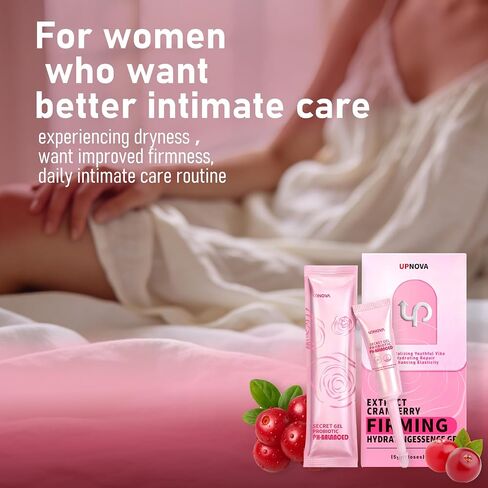 Firming Moisturising Gel, Probiotics + Plant Extracts, pH Balance, Tighten & Brighten, Vaginal Comfort, Dryness & Odor Relief, 5g x 7 Tubes in Saudi Arabia