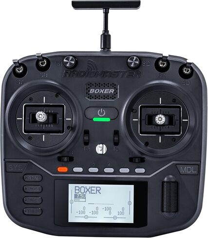 Radiomaster Boxer ELRS 2.4GHz 16CH Hall Gimbals Radio Controller with Carrying Case for Fixed-Wing Aircraft/RC Helicopters/FPV Drones/RC Cars/Boats, Mode 2 in Kuwait