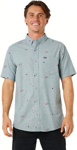 Rip Curl Men's Skelly Breach Short Sleeve Shirt in Kuwait