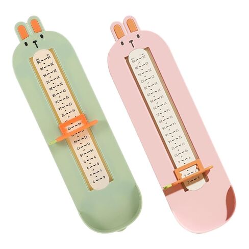 2pcs Shoe Measuring Device Foot Measuring Ruler Home Use Foot Gauge Accurate Shoe Size Measurement Tool for Boys in Kuwait