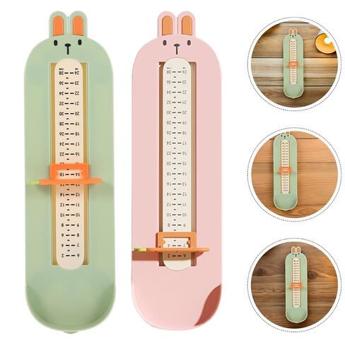 2pcs Shoe Measuring Device Foot Measuring Ruler Home Use Foot Gauge Accurate Shoe Size Measurement Tool for Boys in Kuwait
