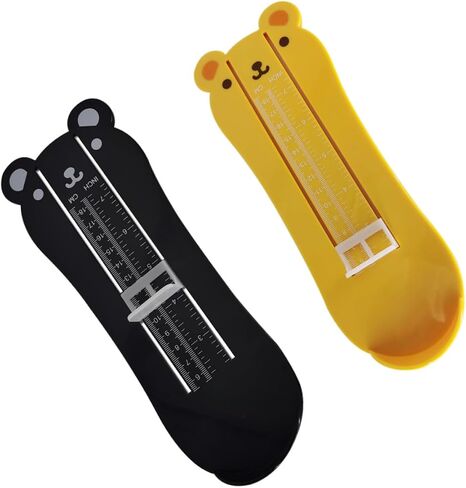 2pcs Foot Measuring Device with Size Chart Feet Ruler Gauge for Shoe Measurement in Kuwait
