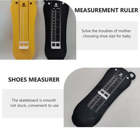 2pcs Foot Measuring Device with Size Chart Feet Ruler Gauge for Shoe Measurement in Kuwait