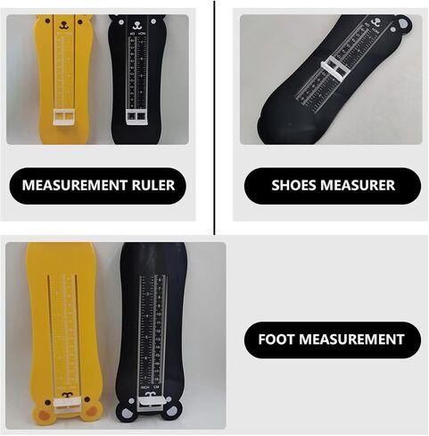HANABASS 2pcs Foot Measurement Device Shoe Size Ruler Feet Sizer with Bear Design and Shoe Length Measurement in Kuwait