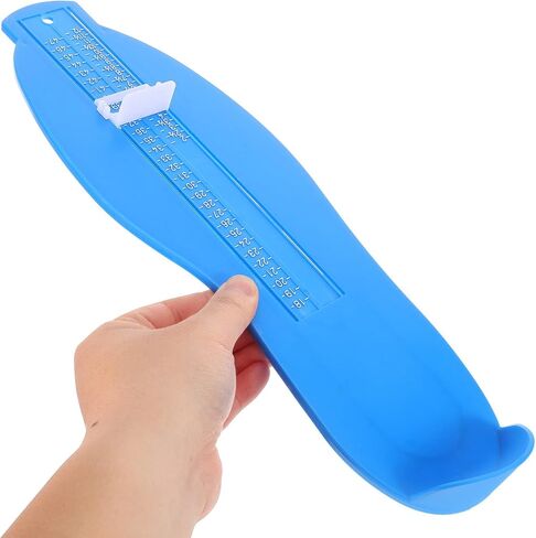 Adult Foot Measurer Gauge and Foot Measuring Device Blue Portable for Home Shoe Size Measurement in Kuwait