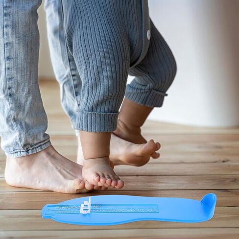 Adult Foot Measurer Gauge and Foot Measuring Device Blue Portable for Home Shoe Size Measurement in Kuwait
