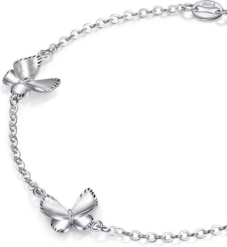 CHOW SANG SANG 950 Platinum Essence Butterfly Bracelet for Women 18cm 96396B in Kuwait