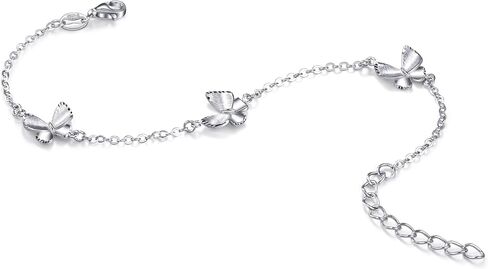 CHOW SANG SANG 950 Platinum Essence Butterfly Bracelet for Women 18cm 96396B in Kuwait