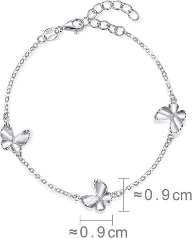 CHOW SANG SANG 950 Platinum Essence Butterfly Bracelet for Women 18cm 96396B in Kuwait