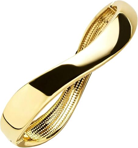 Gold Bangle Bracelets For Women,14k Gold Filled Bangle Bracelets,Chunky Hinged Bangle Bracelet,Bangle Bracelets Non Tarnish, Jewelry For Women Mothers Valentines Christmas in Saudi Arabia