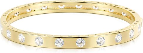 Gold Bangle Bracelets For Women,14k Gold Filled Bangle Bracelets,Chunky Hinged Bangle Bracelet,Bangle Bracelets Non Tarnish, Jewelry For Women Mothers Valentines Christmas in Saudi Arabia