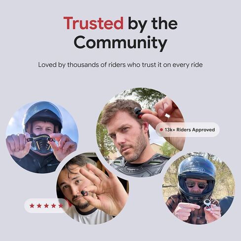 Artevive The Original Motorcycle Ear Plugs - Wind Noise Reduction 27 dB Hearing Protection for Riding - Moto Earplugs Comfort Fit for All Helmet Types in Kuwait