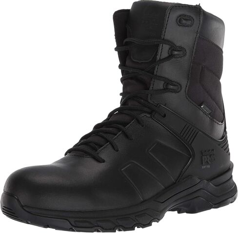 حذاء Timberland PRO الرجالي Hypercharge مقاس 8 بوصة ذو مقدمة ناعمة وسحاب جانبي مقاوم للماء للعمل الموحد التكتيكي in Kuwait