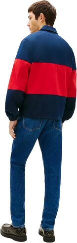 Tommy Jeans Men's Lightweight Color Block Shirt Jacket in Kuwait