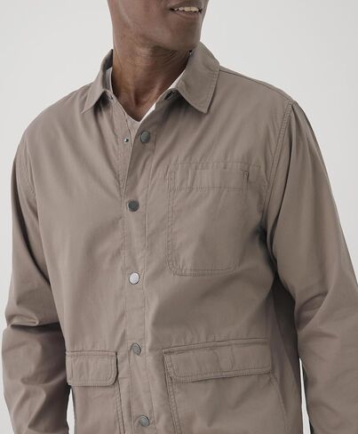 Pact Organic Cotton Men's Flannel Lined Jacket in Kuwait