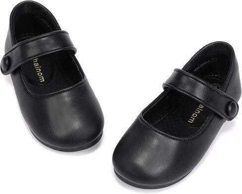 Hehainom Toddler Girls Dress Shoes Little Kids Mary Jane Ballet Flats Flower Girl Wedding Party Shoes in Kuwait