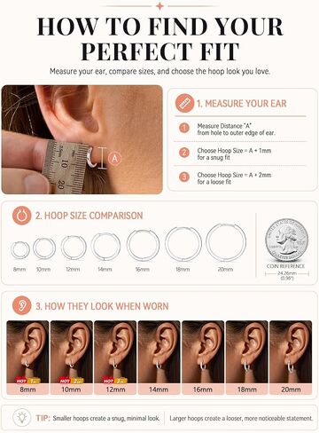 FaithHeart 925 Sterling Silver Huggie Hoop Earrings, Silver Small Hoop Earring for Women, 14K Gold/Black/Rose Gold Hypoallergenic Cartilage Earrings for Women 6/8/10/12/14/16/18/20mm in Kuwait