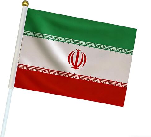 3 Pack Ivory Coast Handheld Flag, 5.5" x 8.3" Mini National Stick Flag with 12" Plastic Pole, Fade Resistant Polyester for Parade, Party, Festival Decor in Kuwait